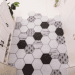 Tapis d'entrée Effets Vagues à découper