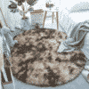 Tapis rond Café en fausse fourrure